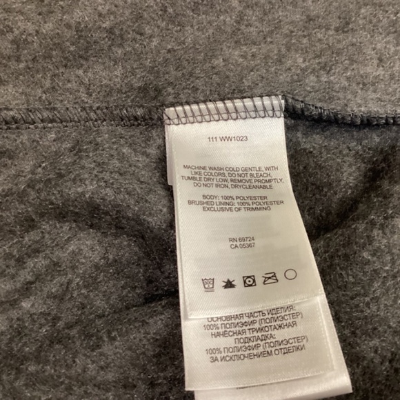 Columbia grey fleece vest gorpcore winter sports cozy soft warm turtlene… - Picture 10 of 10